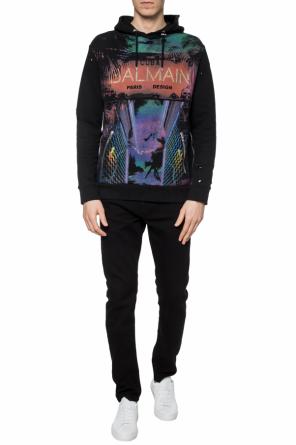 Logo-printed sweatshirt, zdjęcie 2 Logo-printed sweatshirt od Balmain